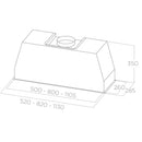 Grade B Elica Pro CT-35-90 90cm Canopy Cooker Hood Stainless Steel