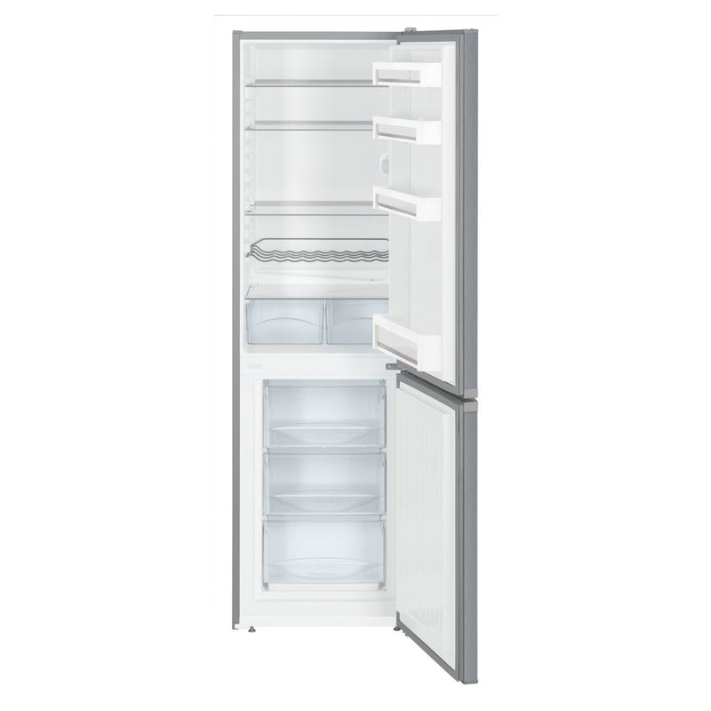 GRADE A1 - Liebherr 296 Litre 70/30 Freestanding Fridge Freezer - Silver