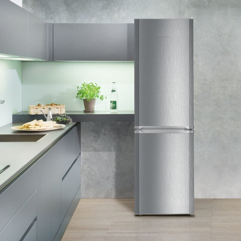 GRADE A1 - Liebherr 296 Litre 70/30 Freestanding Fridge Freezer - Silver