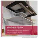 GRADE A1 - Neff N50 Series 60cm Chimney Cooker Hood - Matt Black