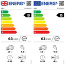 Grade B 13 Place Freestanding Dishwasher, planetarium wash, dry assist, quick wash, Stainless Steel , B rated
