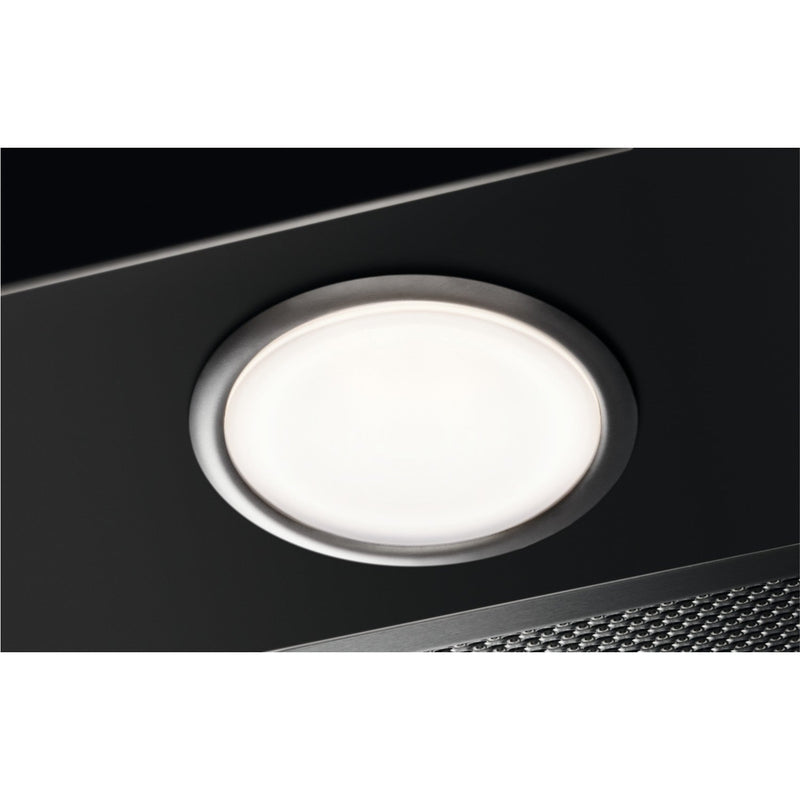 Grade B AEG DGE5861HB 80cm Canopy Cooker Hood with Hob2Hood Matte Black