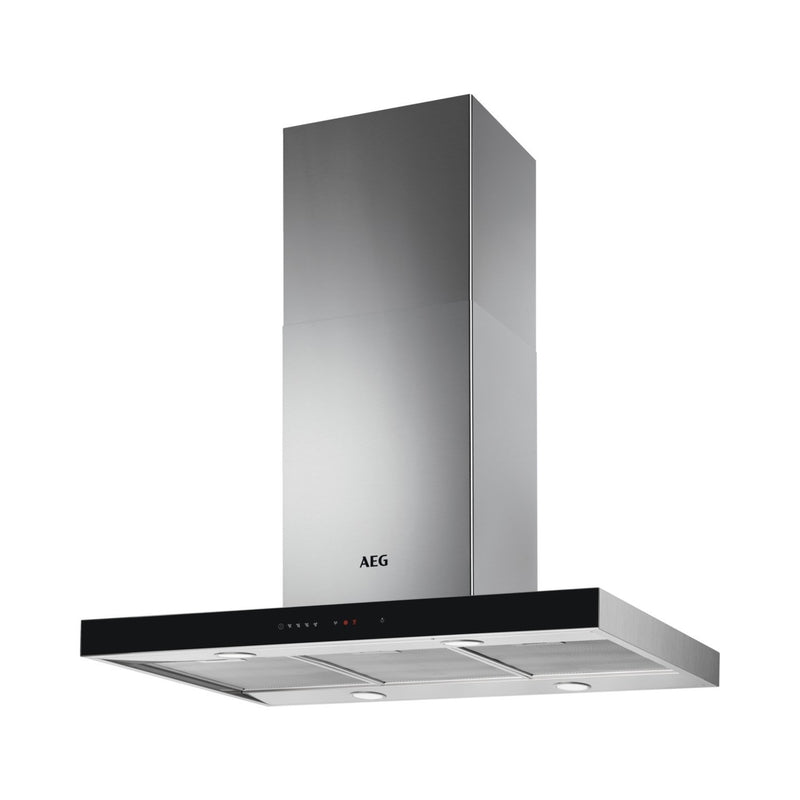 Grade C AEG DIE5961HG 90cm Slimline Island Hood with Hob2Hood Stainless Steel