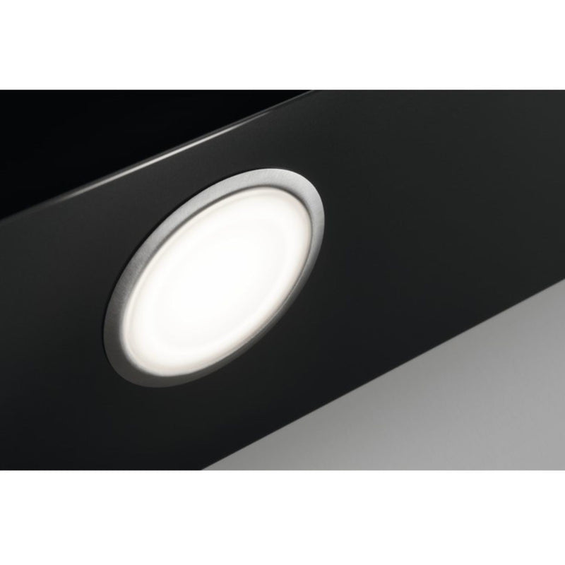 Grade A AEG 3000 Series DTX3640B 60cm Curved Glass Chimney Cooker Hood Black