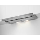 Grade C 90cm Silver Pull Out Hood, Mechanical Push Buttons, 3 Speeds, LED Lighting, Charcoal filter included (ECFB03)