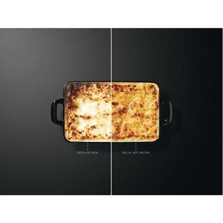 Grade B AEG DUB331110M 60cm Double Built Under Electric Oven with Catalytic Liners Stainless Steel