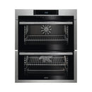 Grade B AEG DUE731110M 60cm Double Built Under Electric Oven Stainless Steel