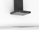 Grade A Bosch Series 2 DWB66BC60B 60cm Chimney Cooker Hood Black