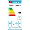 Grade A Bosch Series 2 DWB66BC60B 60cm Chimney Cooker Hood Black