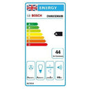 Grade A Bosch Series 2 DWK65DK60B 60cm Angled Chimney Cooker Hood Black