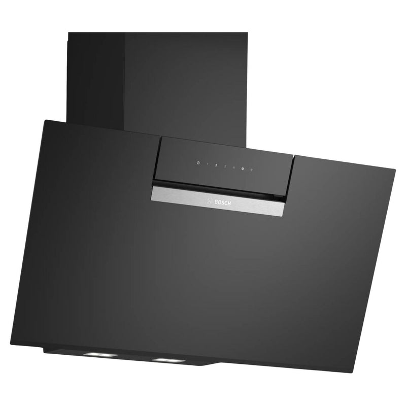 Grade A Bosch Series 4 DWK67FN60B 60cm Angled Chimney Cooker Hood Black