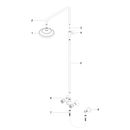 Dornbracht Madison shower set with two-hand shower mixer