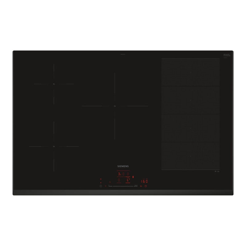 Grade A Siemens iQ700 Series EX851HVC1E 80cm 5 Zone Induction Hob Black