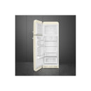 Grade B Fifties Style Left Hand Hinge Top Mount Fridge Freezer - Cream