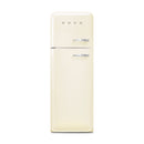 GRADE A2 - Smeg 294 Litre Fifties Style Left Hand Hinge 70/30 Fridge Freezer - Cream