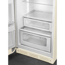 GRADE A2 - Smeg 294 Litre Fifties Style Left Hand Hinge 70/30 Fridge Freezer - Cream