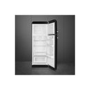 Grade A Fifties Style Right Hand Hinge Top Mount Fridge Freezer - Black