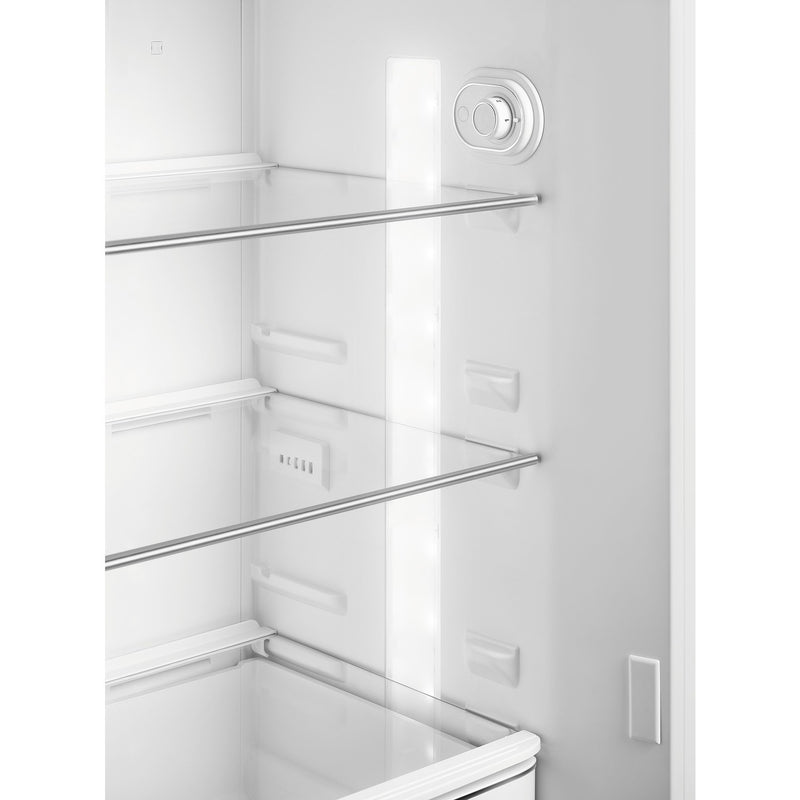 Grade B Smeg FAB30RCR5UK Freestanding 294 Litre Fifties Style Right Hand Hinge Top Mount Fridge Freezer Cream