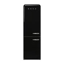 Grade B Smeg FAB32LBL5UK Freestanding 331 Litre 60/40 Frost Free Fridge Freezer Black