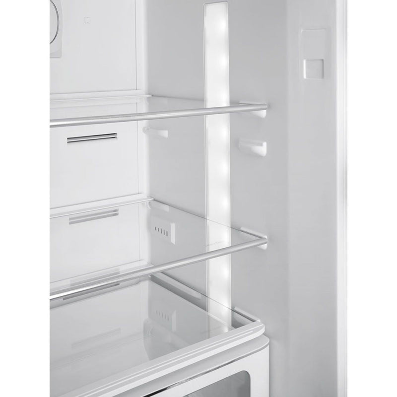 Grade A Smeg FAB32RCR5UK Freestanding 331 Litre 50's Style 60/40 Frost Free Fridge Freezer Cream