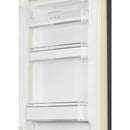 Grade A Smeg 331 Litre Fifties Style Right Hand Hinge 70/30 Fridge Freezer - Cream