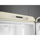 Grade A Smeg 331 Litre Fifties Style Right Hand Hinge 70/30 Fridge Freezer - Cream