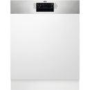 Grade B AEG 6000 SatelliteClean FEE63600ZM 13 Place Semi Integrated Dishwasher Stainless steel