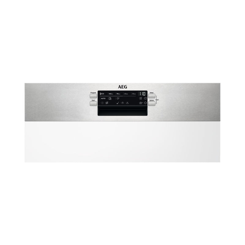 Grade B AEG 6000 SatelliteClean FEE63600ZM 13 Place Semi Integrated Dishwasher Stainless steel
