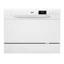 Grade A AEG FFB21200CW 6 Place Compact Countertop Dishwasher