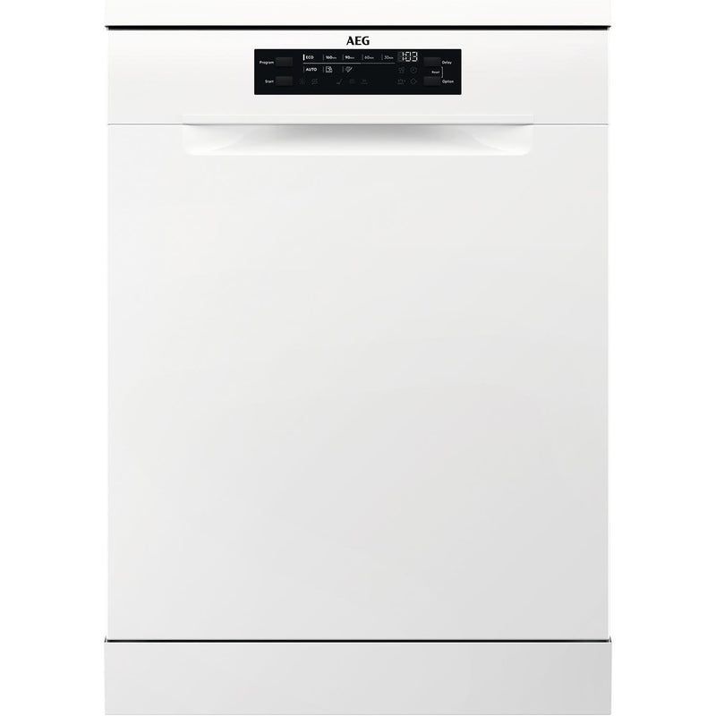 Grade B AEG Series 6000 SatelliteClean FFB53937ZW 14 PlaceFreestanding Dishwasher White
