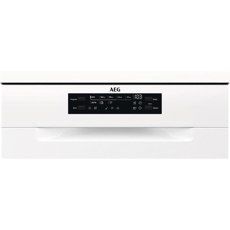 Grade B AEG Series 6000 SatelliteClean FFB53937ZW 14 PlaceFreestanding Dishwasher White