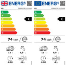Grade A AEG 9000 SatelliteClean Freestanding Dishwasher Full Size, 30 Minute Quick Wash Dishwasher, 13 Place Settings, silver, C rated