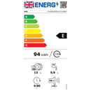 Grade B AEG Series 5000 AirDry FFX52607ZW 13 Place Freestanding Dishwasher White