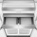 Grade B Smeg 522 Litre Four Door Freestanding American Fridge Freezer - Dark Inox