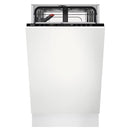 Grade A AEG Series 7000 GlassCare Integrated Slimline Dishwasher - D-Rated Black Control Panel