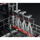 Grade A AEG Series 7000 GlassCare Integrated Slimline Dishwasher - D-Rated Black Control Panel