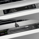 Grade A AEG Series 7000 GlassCare Integrated Slimline Dishwasher - D-Rated Black Control Panel