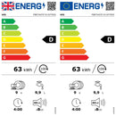 Grade A AEG Series 7000 GlassCare Integrated Slimline Dishwasher - D-Rated Black Control Panel