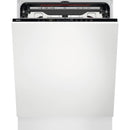 Grade B AEG Fully integrated 60cm GlassCare, 14ps, 160 Minutes, 60 Minutes, 90 Minutes; AUTO Sense, Eco, Machine Care, Quick 30 Minutes, black control panel, A rated