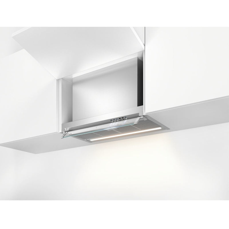 Grade A AEG 6000 Series GDE686HM 60cm Hob2Hood Cooker Hood Stainless Steel