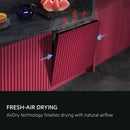 GRADE A2 - AEG 5000 AirDry Integrated Dishwasher - Black control panel C-rated