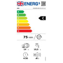 GRADE A2 - AEG 5000 AirDry Integrated Dishwasher - Black control panel C-rated