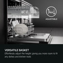 GRADE A2 - AEG 5000 AirDry Integrated Dishwasher - Black control panel C-rated