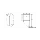 Grade B Bosch GSN36VWEPG Freestanding 242 Litre Upright Freezer White