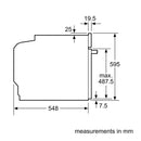 Grade B Siemens iQ500 Electric Single Oven - Stainless Steel