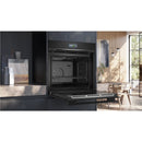 Grade A HB736G1B1B built-in/under single oven Electric Built-in in Black