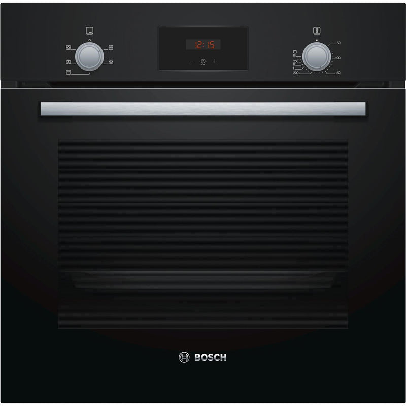 Grade A Bosch Series 2 HHF113BA0B 60cm Single Built In FElectric Oven Black