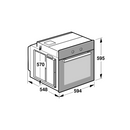 GRADE A2 - Bosch Series 2 HHF113BA0B Electric Single Oven - Black