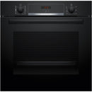 Grade B Bosch Series 4 Electric Single Oven - HQA534BB3B built-in/under single oven in Black