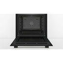 Grade B Bosch Series 4 Electric Single Oven - HQA534BB3B built-in/under single oven in Black